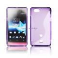 Pokrowiec BACK CASE LUX SONY MIRO ST23i wzr S fio