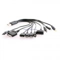 Kabel USB z ko�c�wkami 10w1