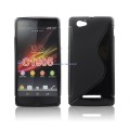 Pokrowiec BACK CASE LUX SONY XPERIA M, C1905 czarn