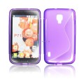Pokrowiec BACK CASE LUX LG L7 II wz�r S fiolet