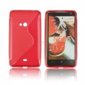 Pokrowiec BACK CASE LUX NOKIA 630 635 czerwony