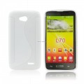 Pokrowiec BACK CASE LUX LG F70 bia�y