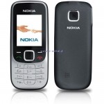 Obudowa NOKIA 2330c czarna, z klapk  ORYGINA