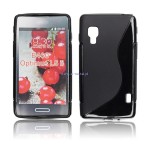 Pokrowiec BACK CASE LUX LG L3 II wz�r S czarny