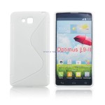 Pokrowiec BACK CASE LUX LG L9 II wz�r S bia�y