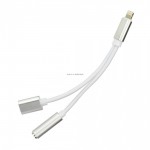 Adapter HF + adowanie iphone 7 jack 3,5mm  