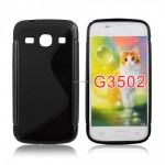 Pokrowiec BACK CASE LUX G850 Galaxy Alpha czarny