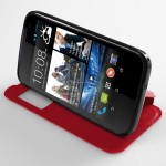 Etui SLIM VIEW Samsung Note4 czerwony
