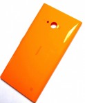 Klapka baterii Nokia Lumia 730 735 pomaracz oryg